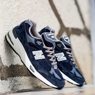 Sepatu Sneaker Casual Pria NB 991 Original Navy White Terlaris