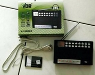 Portable Radio 3Band Mp3 Player Speaker Aktif Usb Tf Card Fm Am Sw VDR