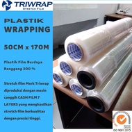 PLASTIC WRAPPING 50CM 170M 17MIC STRETCH FILM BEST QUALITY WRAPING FILM GAP +/ - 300%