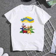 2024cute Teletubbies Graphic Print T-Shirt Christmas Gift For Boys And Girls Kids