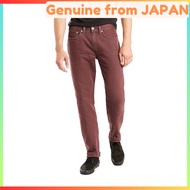 Levi's Men's 514 Straight Fit Stretch Jeans - 34W x 32L - Wine Tasting/Padox Canvas