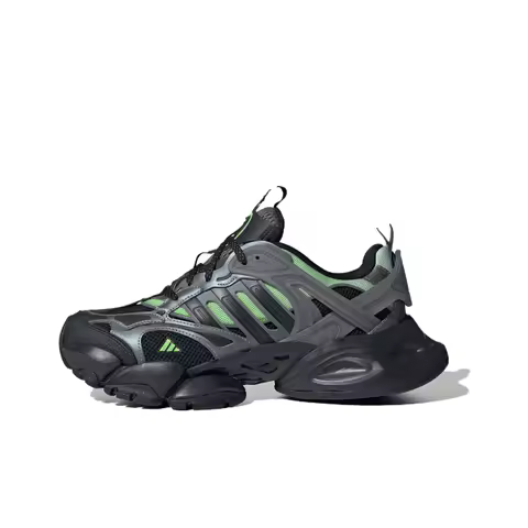 Adidas XLG RUNNER DELUXE Fabric Height Increasing Low top Chunky Sneakers Unisex Gray Green JP5764