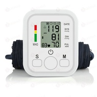 CODจัดส่งฟรี เครื่องวัดความดัน เครื่องวัดความดันโลหิตอัตโนมัติ เครื่องวัดความดันแบบพกพา USB / AAA หน้าจอดิจิตอล  Blood Pressure Monitor (White)