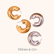 Deema & Co. - Agape Wave Hoops