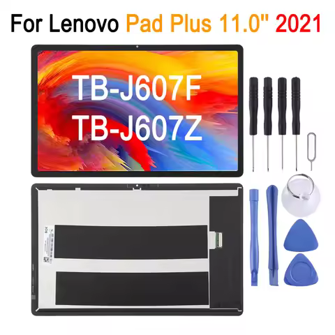 IPS LCD Screen For Lenovo Pad Plus 2021 11.0'' , TB-J607F TB-J607Z Tablet LCD Display Touch Screen R