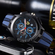 Pilota EVO Ferrari Hollow Fashion Design Stainless Steel Case Rubber Strap Men's Watch Rui Watch ys 