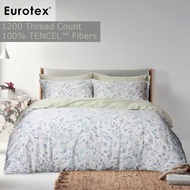 Eurotex Mod Living 1200 Thread Count 100% TENCEL™ Fibers Fitted Bedsheet Set / Bedset Athena