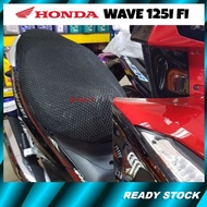 cm+Motor HONDA Wave 125i/Wave 125i Fi Motorcycle Seat Cover Net 3D Jaring Motosikal
