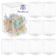 1Bag 15Pcs Rectangle Transparent Plastic PVC Box Gift Packaging Waterproof Folding Box for Toys & Mo