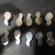 Bola Bekel Besar - Sedang - Kecil + Biji SS Besi 6pc / Bekel Boneka / Mainan Bola Bekel Set ukuran B