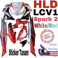 Ready Stock HLD Coverset Yamaha LCV1/LC135 V1 Spark2 Thai Style Sticker Tanam Cover Set 135LC V1 LC V1 LC Lama Spark 2
