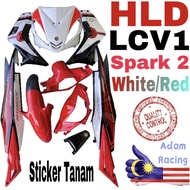 Ready Stock HLD Coverset Yamaha LCV1/LC135 V1 Spark2 Thai Style Sticker Tanam Cover Set 135LC V1 LC 