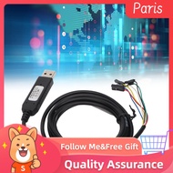 superparis USB to TTL Serial Cable 6 Pins 4.9ft Length 50bps 2Mbps Debug Console for Computer