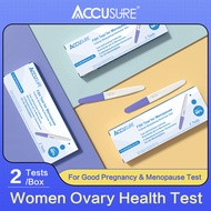 【 Women OVARY Health Test FSH】ACCUSURE Female Pregnancy Ability Test Good Pregnancy Test & Menopause