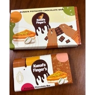READY 20 MEI Kunafa Fingers Kunafa Pistachio Chocolate Bar/ Kunafa Lotus Chocolate Bar Malaysia Dupe