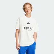 adidas ไลฟ์สไตล์ เสื้อยืดพิมพ์ลาย ALL SZN ผู้ชาย สีขาว JJ3660