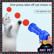 Mini Ball Gun Colorful Cat Ball Cat Velvet Ball Bounce Bounce Cat Toy Cat Ball Launch Gun Cat Play B