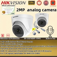 XXX Hikvision 2MP HD IR Fixed Turret CCTV Camera With audio Indoor Wired  Night Vision Analog Camera