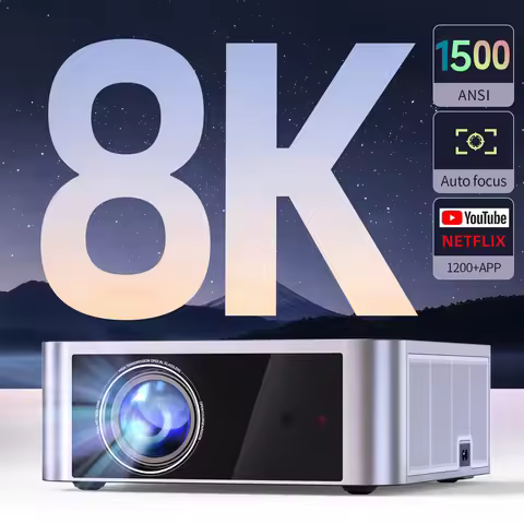 FINTEX LT5 Ultra 25000Lumen Projector Online 8k Full HD 1080P HDR10 Proyector 1500 ANSI Android9.0 A