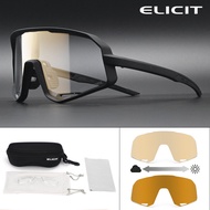 【ELICIT】 Polarized Sunglasses Unisex Lightweight Comfortable for Running Fishing Camping Cycling Out