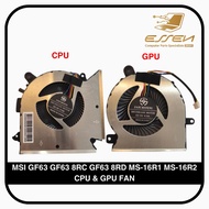 MSI GF63 GF63 8RC GF63 8RD MS-16R1 MS-16R2 CPU & GPU FAN