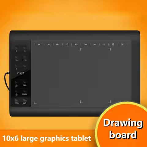 1060PLUS Graphics Tablet Drawing Tablet Computer Handwriting Tablet Drawing Board Battery-free Pen N