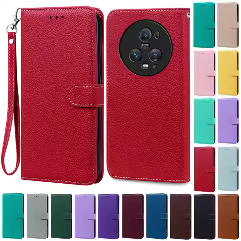 Magic 5Pro 5Lite Magic5 Lite Case For Honor Magic 5 Pro Case Leather Flip Cover For Honor Magic 5 Li