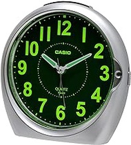 CASIO Alarm Clock Analog Silver Snooze Light TQ-481-8JF