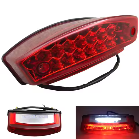 3 Wire Motorcycle LED brake light Plate number Lighting case for DUCATI MONSTER M400 M750 M900 M1000