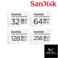 SanDisk High Endurance microSD Card U3 Suitable for IP Camera /Dash Cam MicroSDXC (V30/U3/4K) 16GB,32GB,64GB,128GB,256GB
