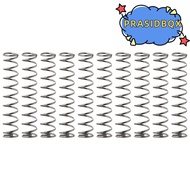 PRASIDBQX 10Pcs Compression Spring, 6mm OD Silver Extended Compressed Springs, Durable Stainless Ste