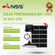 NSS Solar-Powered High Bay Light IP65 Waterproof Rating Solar Charging Outdoor