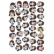 Sticker chibi/ sticker cuteGirl/ Sticker Anime Sticker Emoji