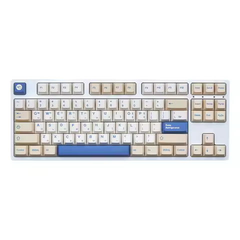 Soy Milk Theme Minimalist 147 Keys PBT Cherry Profile Dye Sub Keycap English Korean Japanese for MX 