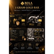MAA Orodesign Gold Bar 999 1g (random design)