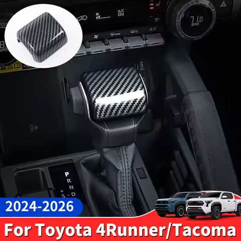 For Toyota Tacoma 4Runner 2024 2025 2026 Gear Head Cover Decorative sticker Car Interior Protection 