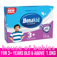 BONAKID PRE-SCHOOL 3+ 1.6kg Powdered Milk Drink for Children Over 3 Years Old