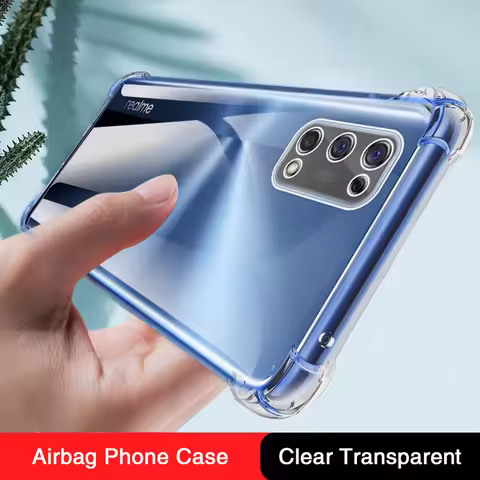 Soft Clear Mobile Phone Case for OPPO Realme 7 Pro 7i 5G Transparent Housing Airbag Shockproof Silic