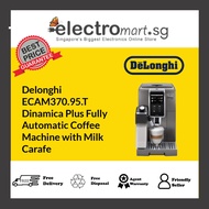 Delonghi ECAM370.95.T Dinamica Plus Fully Automatic Coffee  Machine with Milk  Carafe