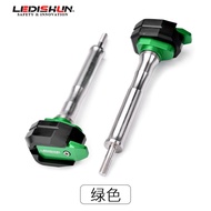 ตัวป้องกันโลหะสําหรับ Kawasaki Z250 กันชนยางกันตกและป้องกันไอเสียเหมาะสําหรับ 13-17 ปี