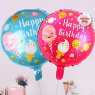 Happy Birthday Candy Round Foil Balloon Happy Birthday Candy Balloon/