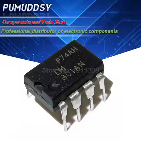 10PCS LM301AN LM301A LM301 DIP Operational Amplifiers IC