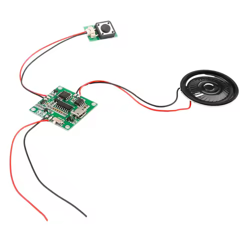 Micro USB 8M Sound Voice Audio Music Recordable Recorder Board Chip Programmable Music Module Greeti