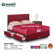 Promo Springbed Set Guhdo New Prima Standard Drawer HS - HB Sienna