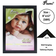 PREMO 8"x12" (S8R) Black Photo Frame
