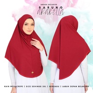 TUDUNG SARUNG LABUH UMRAH BERDAGU 3XL ARABELLA