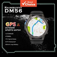 Rainbuvvy DM56 GPS 5ATM Waterproof Outdoor Sports Watch 1.43-inch AMOLED Full touch screen, compass,