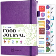 EPEWIZD Food Journal Meal Planner Weight Loss Journal for Women Men Daily Food Wellness Diary to Cou