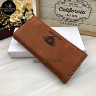 Rush Rider Full Leather Long Wallet Men Cow Leather Long Purse