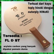 Terbaru Blade pingpong Butterfly Effort 70th LIMITED Anniversary Gold